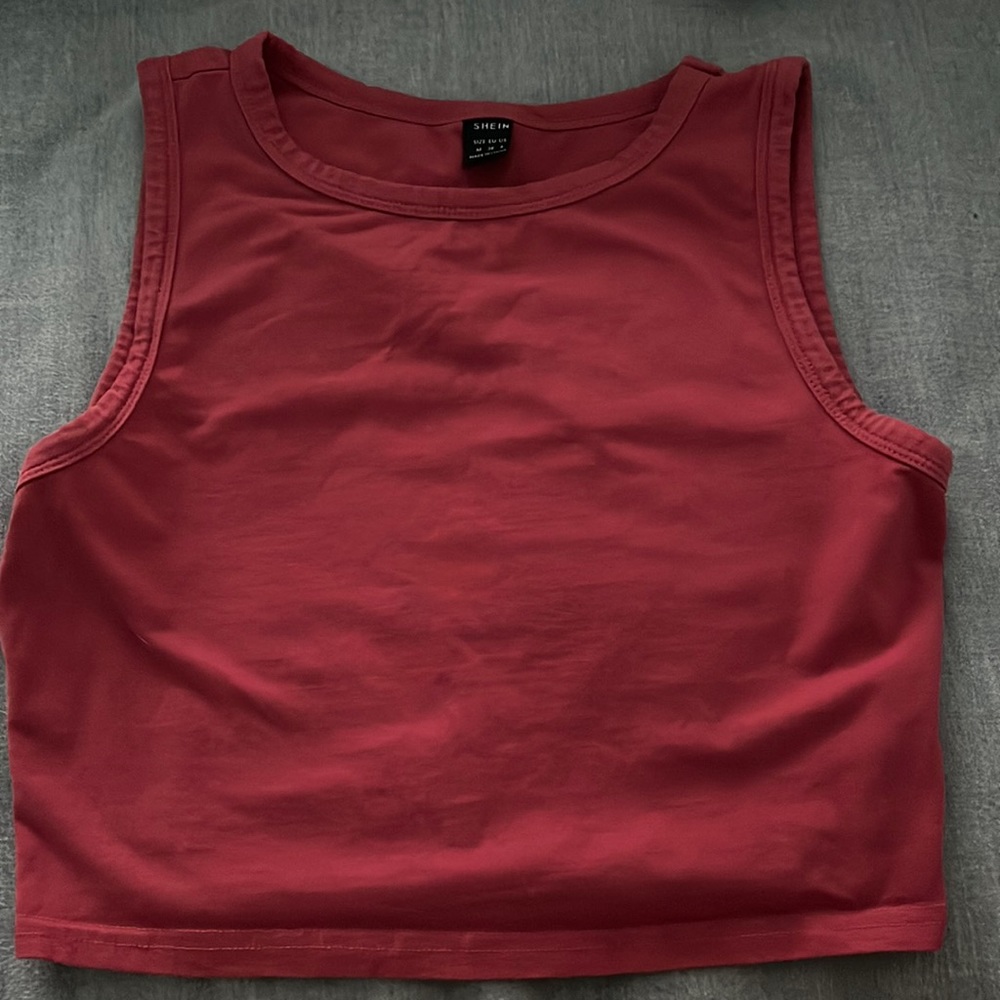 Salmon Pink SHEIN Tank Top